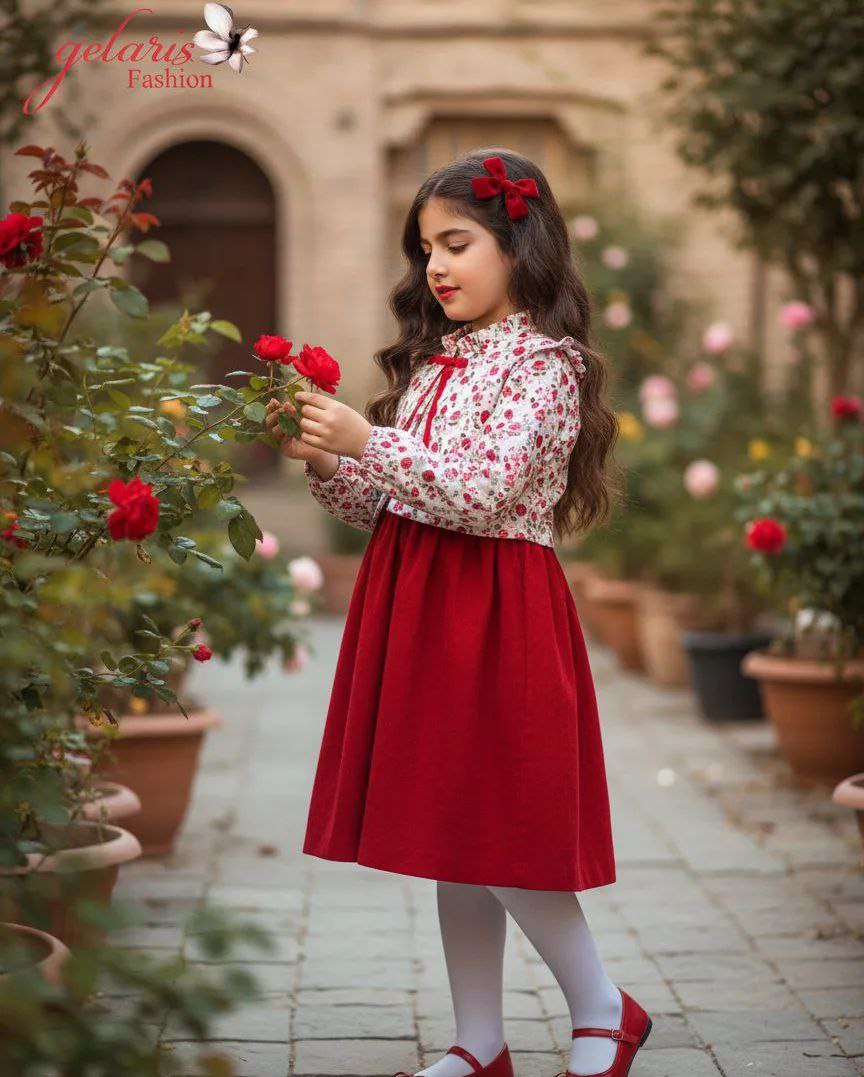 کت سارافون شیک دخترانه جنس مخمل کبریتی